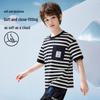 ASK JUNIOR Boys' Striped Breathable T-Shirt