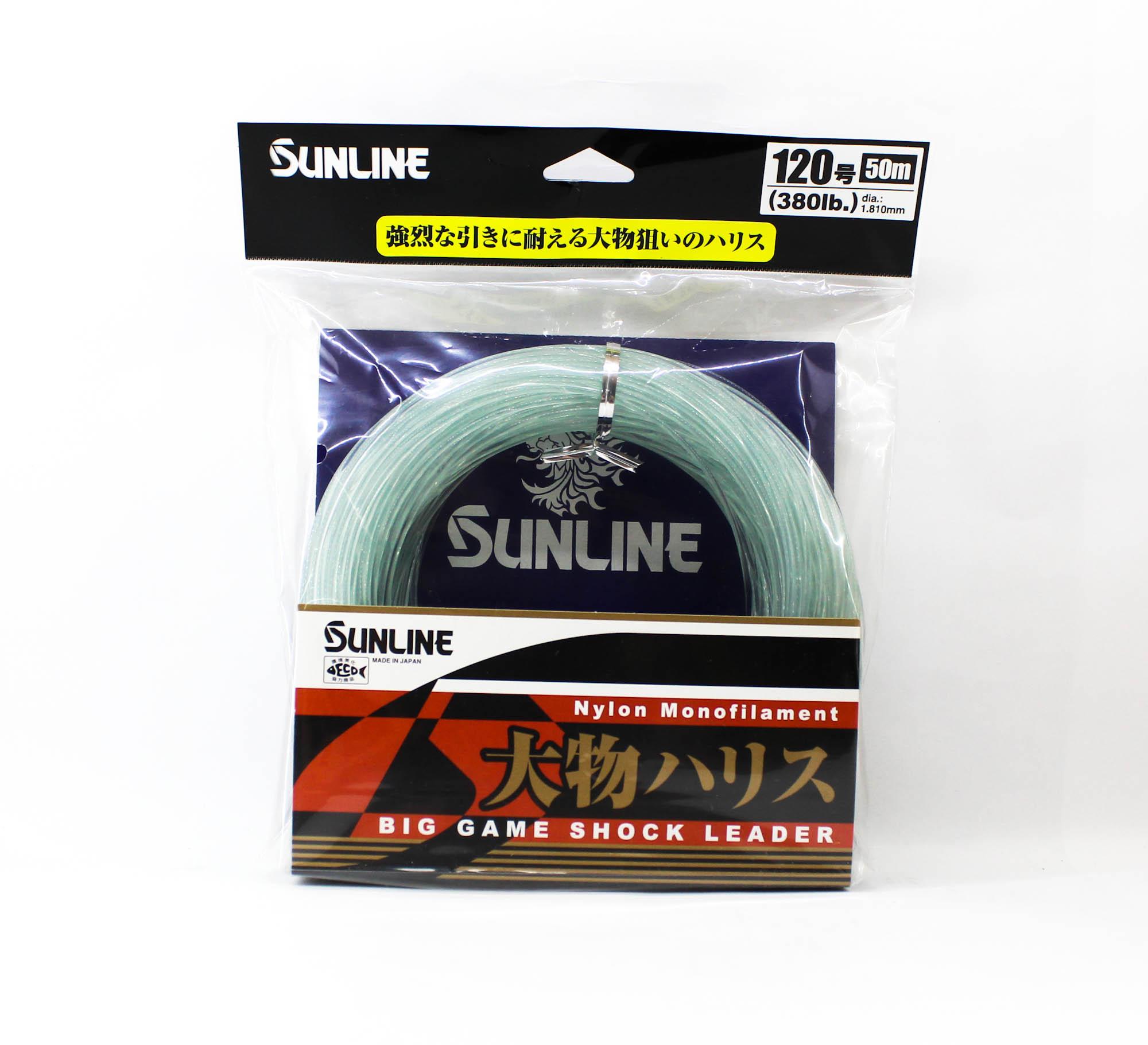 

Sunline Nylon Leader Big Game Shock Leader 50m #120 380lb 1.81mm (6122) чистый