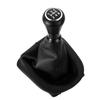 Gear Shift Knob with Gaiter Compatible for Peugeot 207 307 308 607 608 Citroen C3 C4 C5