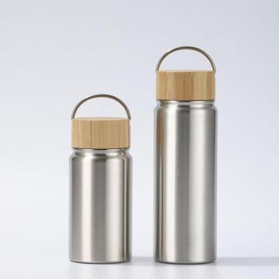 Shangqi Bamboo Lid Insulated Stainless Steel Bottle
