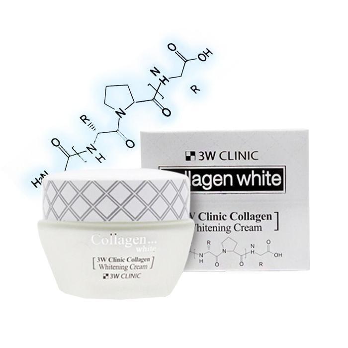 [QNT3T404_56] Pigmented Collagen Whitening Cream 3w Clinic 60ml (36745569)