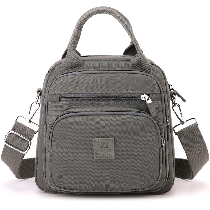 

Fashion 3 layers Women Shoulder Bag Durable Nylon Mommy Handbag Pretty Style Multi-pockets Female Shopping Bag 25cm x 23cm x 11cm