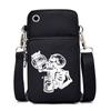 Flowers Fashion Women's Mobile Phone Bag Universal Women's Wrist Purse Messenger Bag