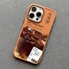 Brown Ice Latte American Coffee Phone Case for Iphone 12 11 14 13 15 16 Pro Max Mini X XR XS 7 8 Plus SE2 Shockproof Print Cover