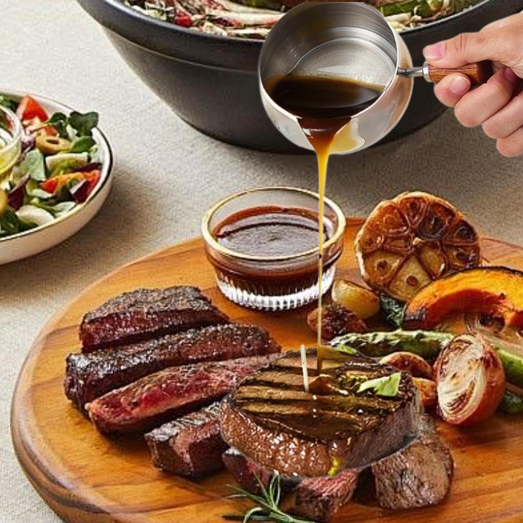 Stainless Steel Sauce Cup Seasoning Cup Multipurpose Reusable Measuring Cup