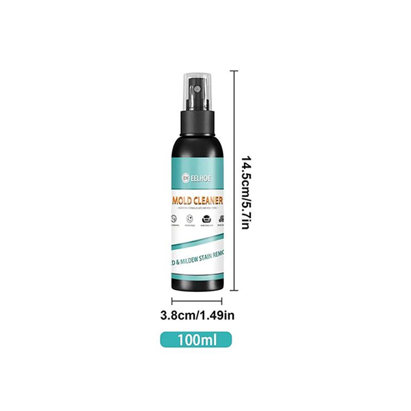 Spray Detergente Rimuovi Muffa Antiruggine per Piastrelle Ceramiche e Pareti del Bagno Eliminatore di Muffa Assorbitori di Umidità 30/100ml