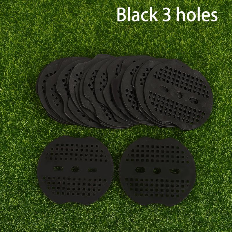 

20 шт. Пластиковые прокладки для садовых гвоздей, буферов, шайб, скоб, барьерных кольев, шайб, прокладок для ландшафтной площадки, садовой палатки 3 holes чёрный