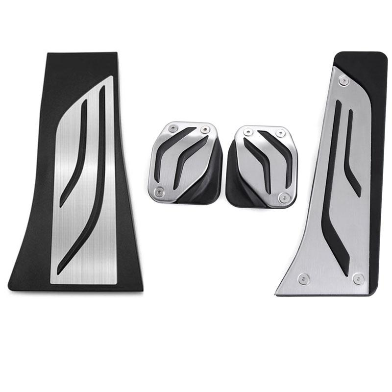 Accelerator Gas Brake Footrest Cover LHD Stainless Steel Car Pedal For BMW X5 X6 F15 F16 E70 E71 E72 2008 - 2018