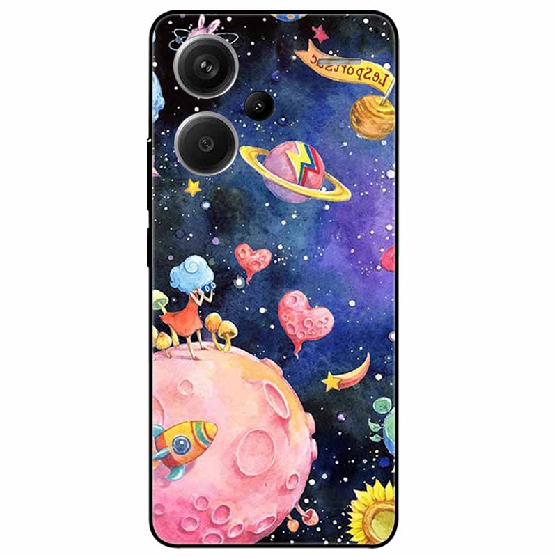 For Xiaomi Redmi Note 13 Pro Plus 5G Case Pro+ Soft Lovely Silicone Protective TPU Covers for Redmi Note 13 Pro 5G Coque Note13