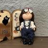 Mia Spanish 24cm Handmade BJD Waldorf Doll with DIY Replacement Clothes