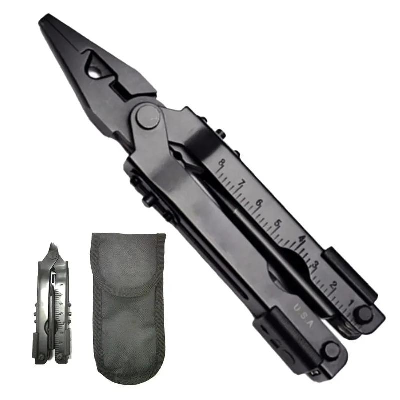 Portable Pocket Multitool - Stainless Steel Pliers, Knife & Screwdriver for Outdoor Survival, Camping, Hunting & Hiking