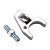 2Sets Chrome Billet Aluminum Distributor Clamp Hold Down for SBC BBC SB BB HEI