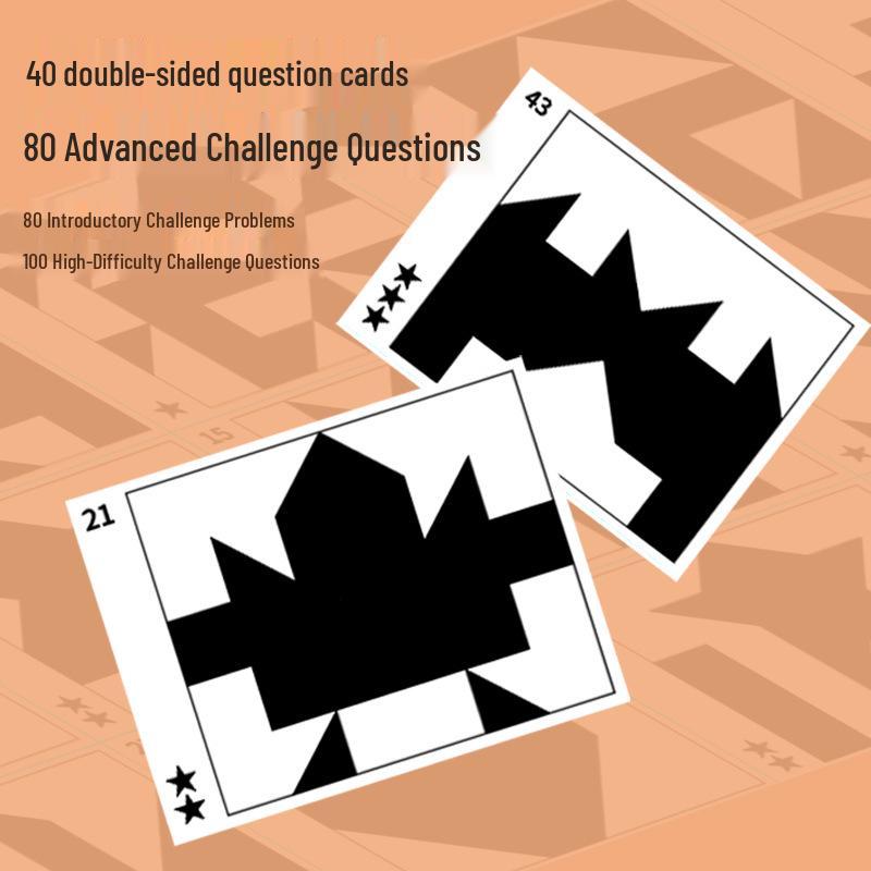 Spatial Thinking & Imagination Building Blocks: An Educational Puzzle Toy for Parent-Child Interaction