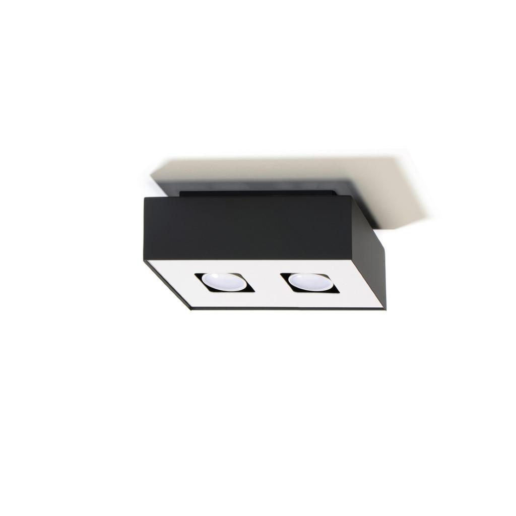 Mono 2 black ceiling lamp