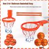 Infant Bath Basketball Hoop with Suction Cup - Mini Toy for Baby Bath Time