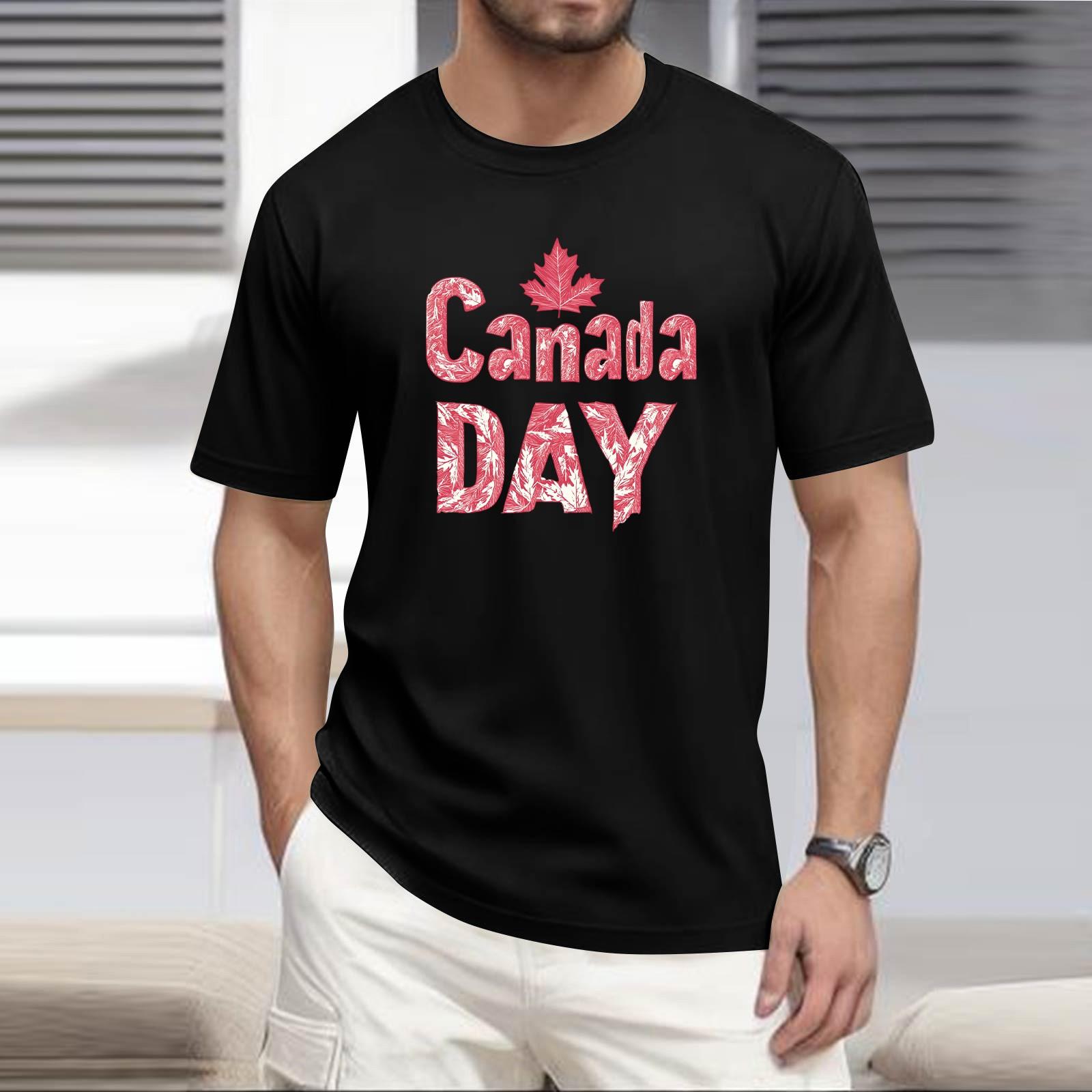 

Men s -neck Casual Printed Short-sleeved T-shirt Top XL чёрный