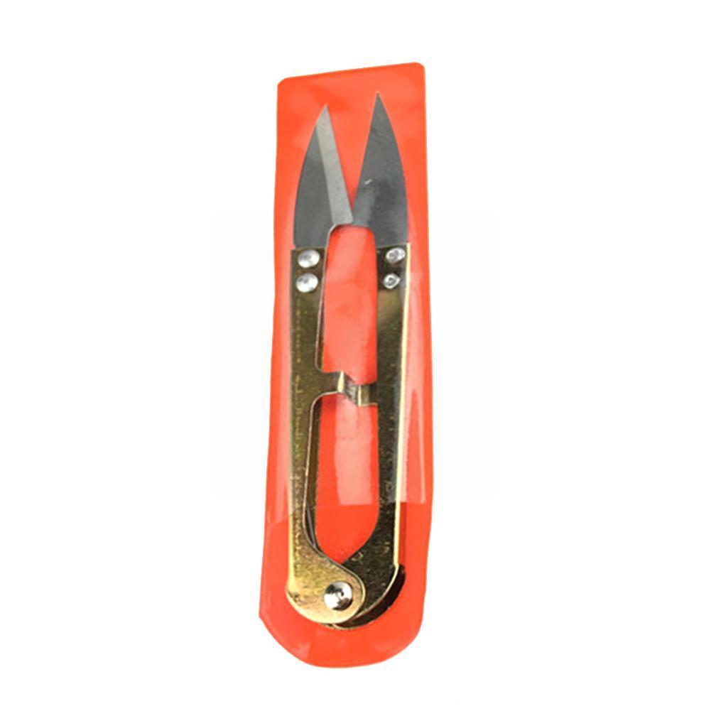 1 Pcs U Shaped Fishing Scissors Mini Fish Scissors Tools Cutter Fishing Application Colors Line of Different Embroidery