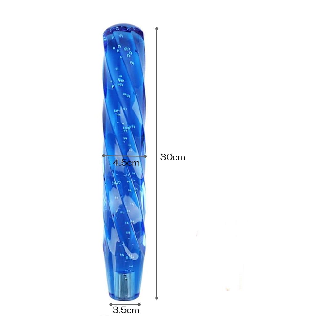 Universal Crystal Shift Bubble with 3 30cm [SCGEHA] Knob, Infused, Adapter, Colors, (Blue)