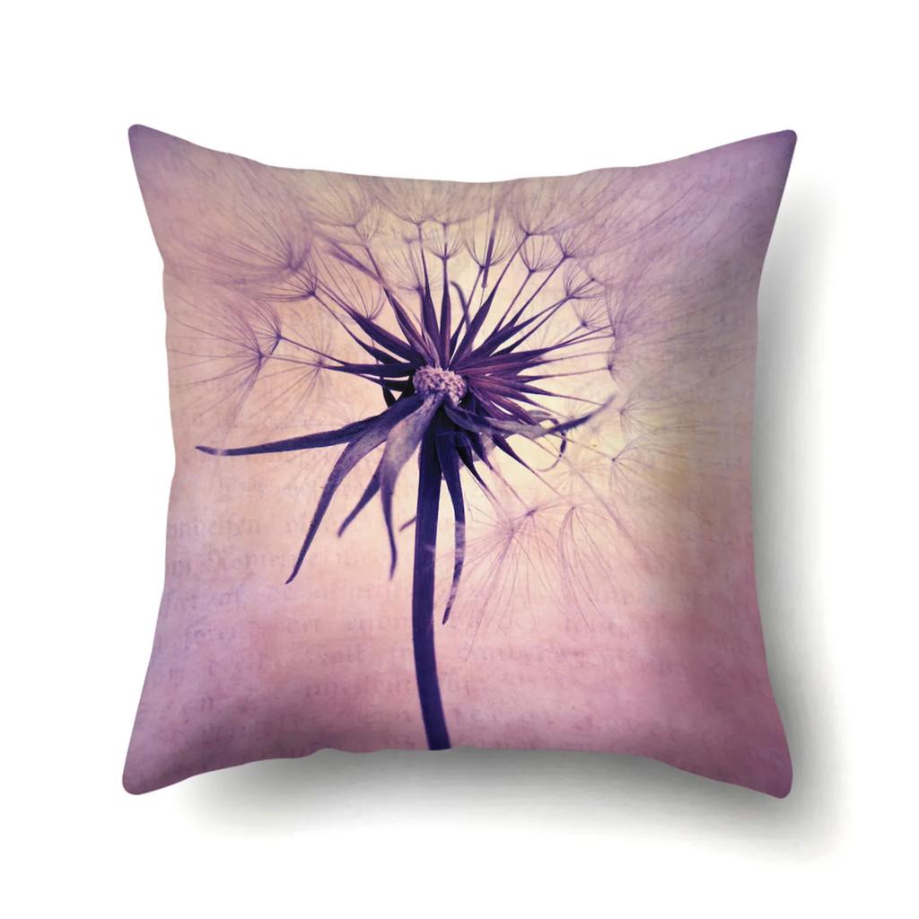 Home Decoration Living Room Sofa Pillowcase Garden  Oil Painting  Cushion Cover Polyester Pillow 45x45cm