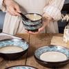 Qinkai Nordic Kiln Glaze Ceramic Soup Noodle Bowl