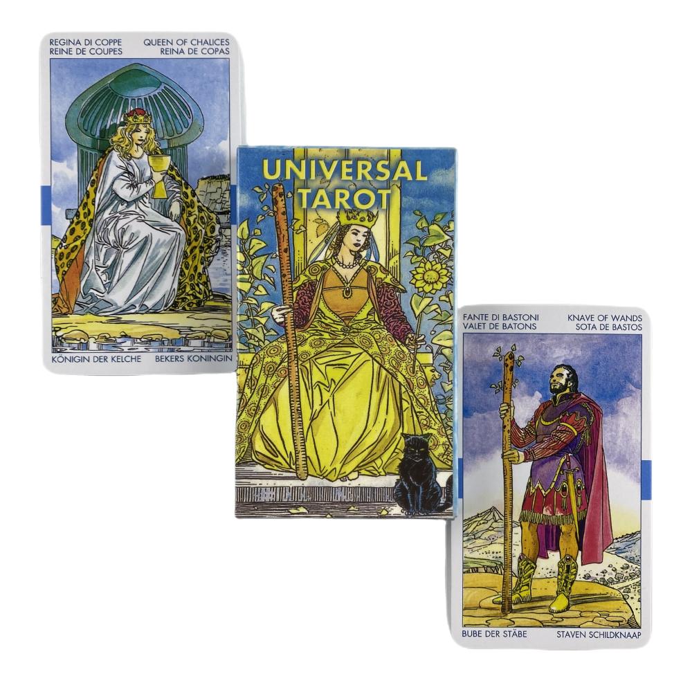 Universal Tarot Cards A 78 Deck Oracle English Visions Divination Edition Borad Playing Games