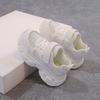 Lightweight and versatile children's dad shoes, girls' sneakers2026Breathable white sneakers, men's casual shoes, new mesh design