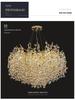 Villa Crystal Branch Chandelier: Elegant American French Luxury for Grand Living Rooms and Halls