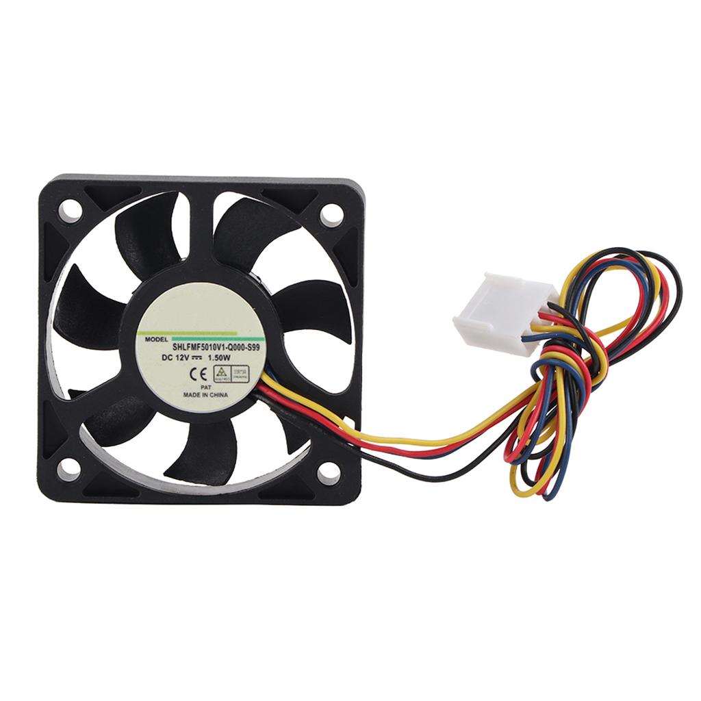 Cooler Fan 5CM  12V 1.50W 4PIN Heat Sink Fan Cooling System for Injection Molding Frame SHLFM5010V1 Q000 S99
