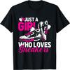 Sneaker Head - Streetwear Nur Ein Mädchen, Das Sneaker Liebt T-Shirt