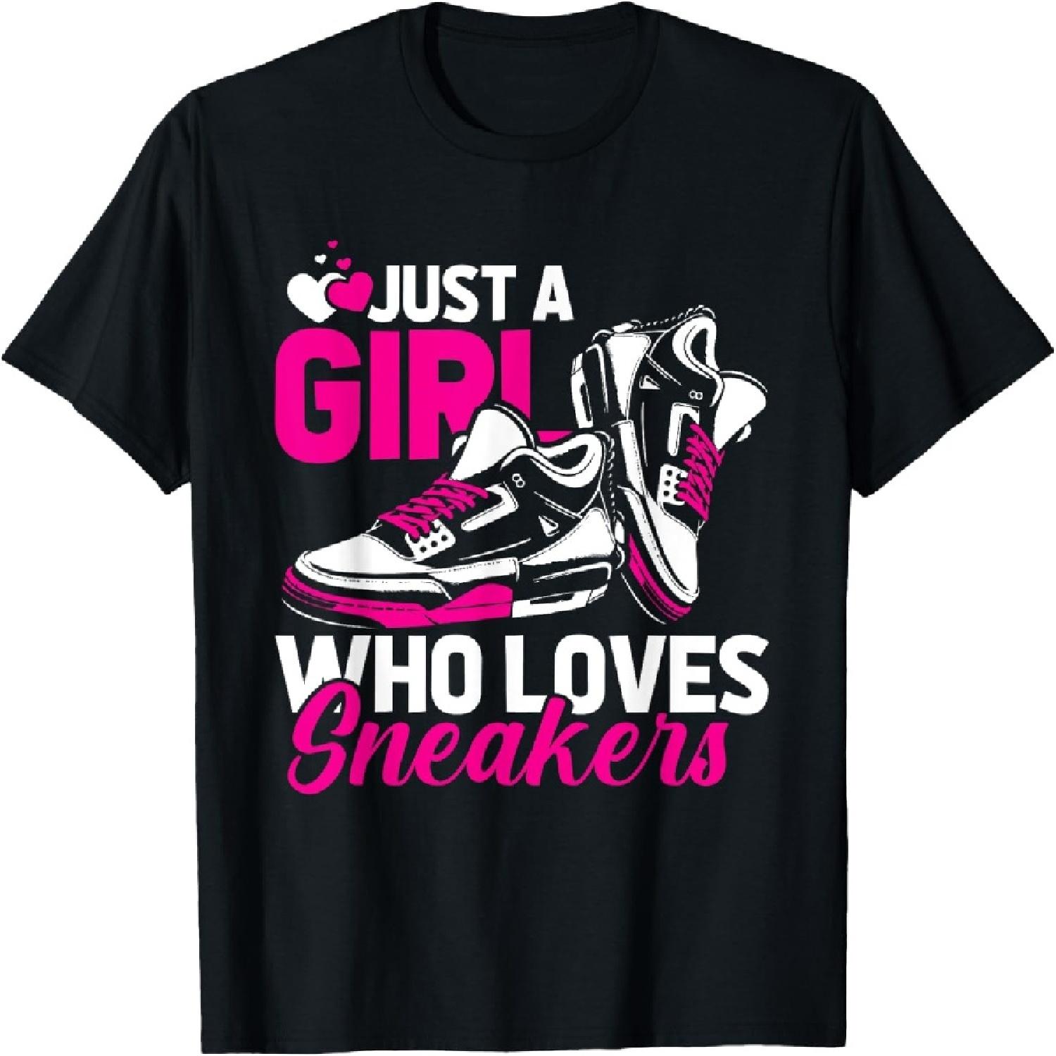 Sneaker Head - Streetwear Just A Girl Who Loves Sneakers T-Shirt XXXXXL разноцветный