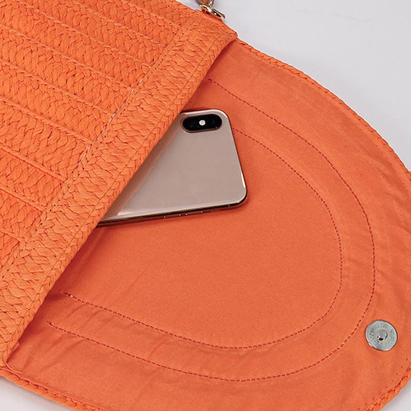 Yogodlns Raffia Straw Weaven Bags Fashion Ladies Wrist Clutches Summer Women Shoulder Crossbody Bags Handmade Beach Bag