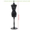 [C]1Set 1:6 Dollhouse Miniature Mannequin Coat Hanger Skirt Support Wedding Mannequin Stand Humanoid Model Toy