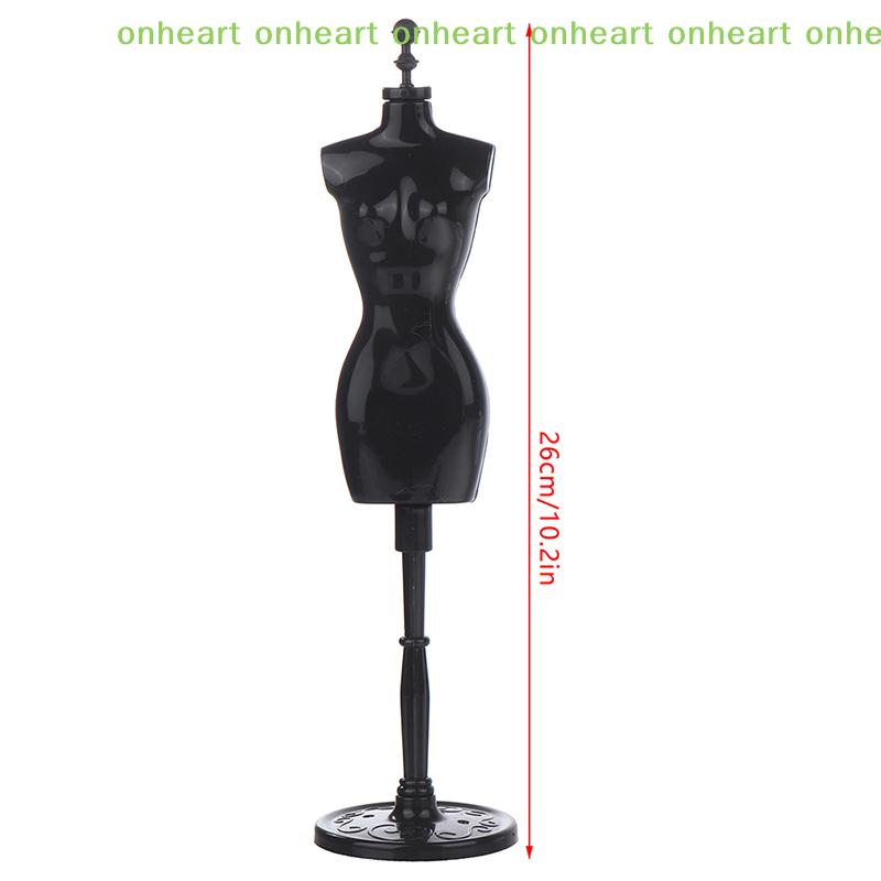 [C]1Set 1:6 Dollhouse Miniature Mannequin Coat Hanger Skirt Support Wedding Mannequin Stand Humanoid Model Toy