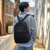 Unisex Quilted Travel Backpack Nylon Solid Color Laptop Backpack Large Capacity Multi-pocket Student Schoolbag