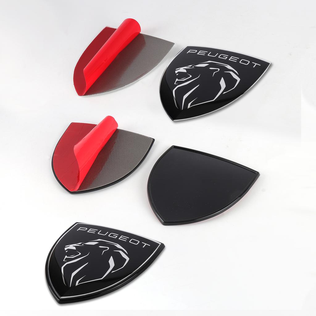 2026 Het Bilklistermärke Bil Original Främre Motorhuvs Emblem Dekal Tillbehör För Peugeot 308 408 508 RCZ  205 208 3008 2008 108 206 207