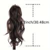 MISS WIG Cola de caballo con garra sintética, cola de caballo ondulada y rizada larga, extensiones de cabello con Clip, peluca Natural para mujer, uso diario