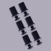 Black Windshield Screw Rubber Nuts Kit Fit for Yamaha Apex Nytro SRX RX1 Vector Phazer V Max Snowmobile