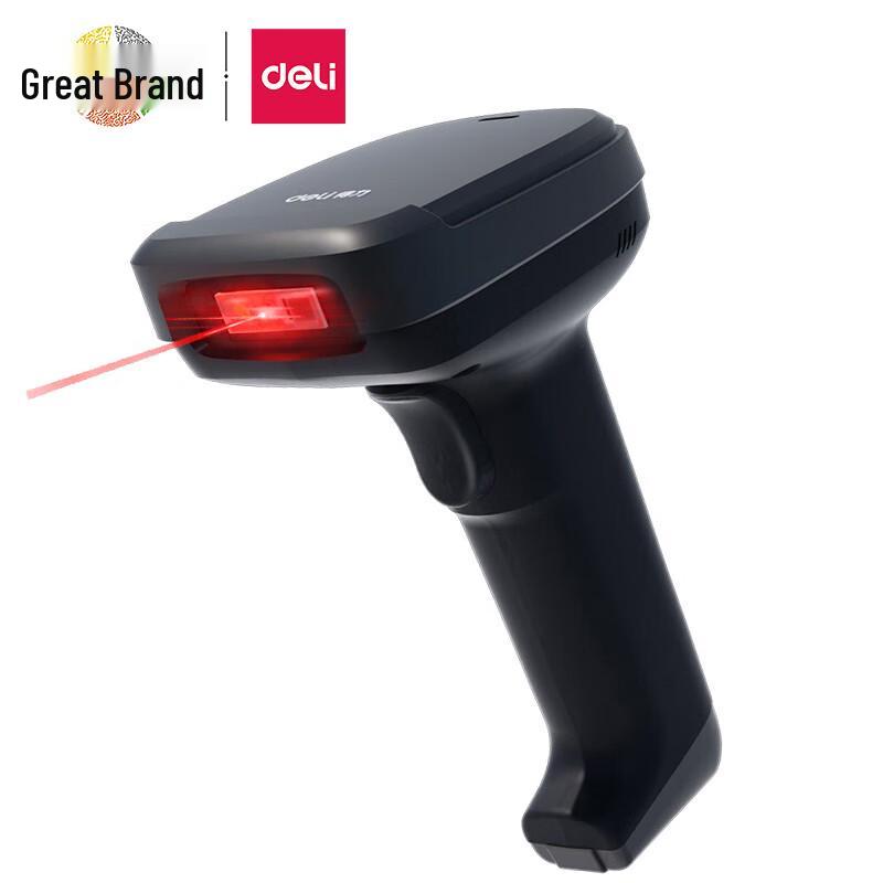 Deli 14952W Wireless 1D/2D Image Barcode Scanner