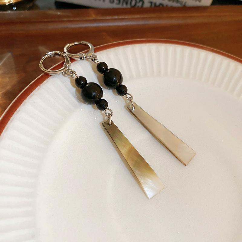 Bamboo Flower Earrings Retro Elegant Stud Earrings Fashion High Sense Earrings