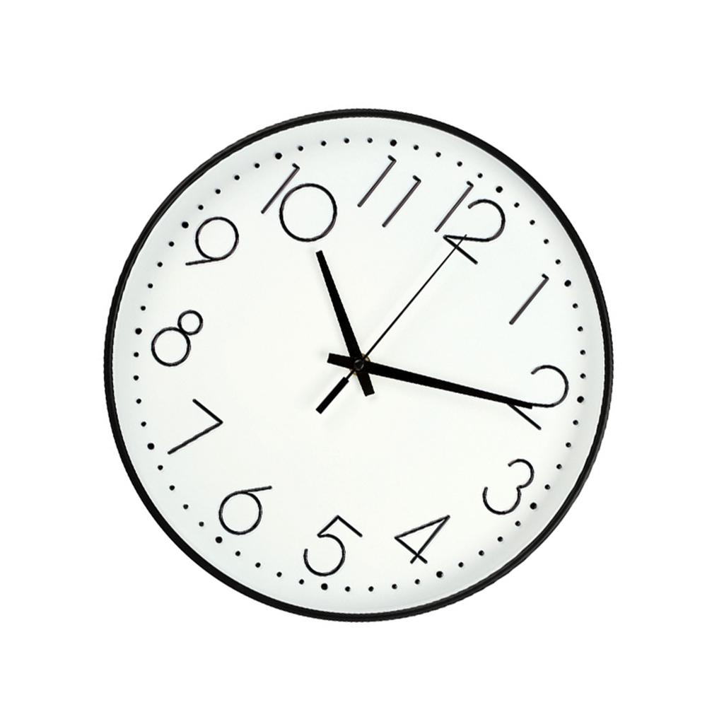 8 Inch Silent Wall Clock Non Ticking Decorative Easy To Read Round Wall Clock for Home Livingroom
