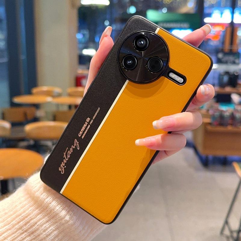 

Night Lightning Fluorescent Line Two-pigment Leather Case For POCO F7 Pro Poco F7 Ultra Lens Protect Cover For Poco F7 Ultra