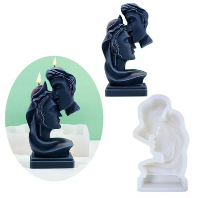 Stampo per Candele Stampo per Colata in Resina Fai da Te Stampo in Silicone 3D Stampo Geometrico per Candele Stampo in Silicone Artigianato per la Realizzazione di Candele