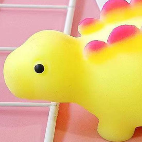 Cartoon Dinosaurier Quetschspielzeug Angstlinderung Stegosaurus Sensorisches Spielzeug Weicher Dehnbarer Mehl Stressball Home Office Worker Entspannungswerkzeug