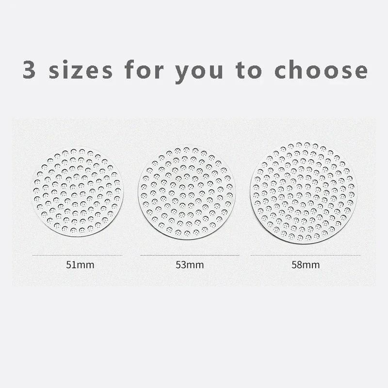 51/53/58mm Coffee Puck Screen 304 Stainless Steel Double Layer Fine Filter Screen for Portafilter Barista Espresso Accessories