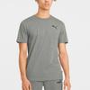 Puma Ss24 Solid Logo Casual Fashion Sports Crew Neck Short Sleeve T-Shirt Men Tops Gray 588866-09