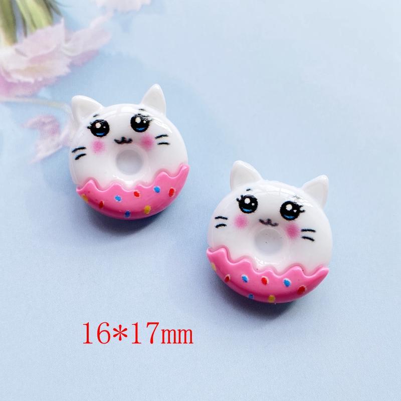 30Pcs Cute Mixed Cartoon Ice Cream/Animal Flat Back Resin Cabochons Scrapbooking DIY Jewelry Craft Decoration Accessorie H200
