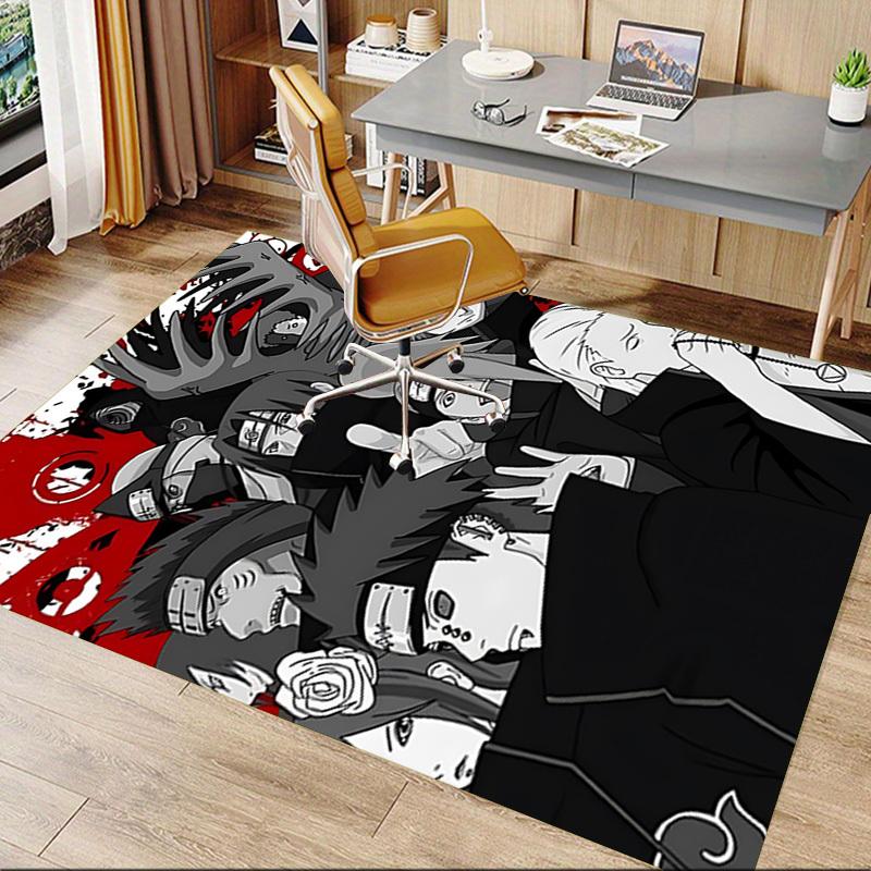 1 Stück Naruto Sasuke Extra Groß Rutschfester Teppich für Boden, Büro, Familie, Schlafzimmer, Studio Großer Teppich Teppiche für Innenräume