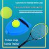 Solo Tennis Trainer with Rebound Base for Ball Practice
