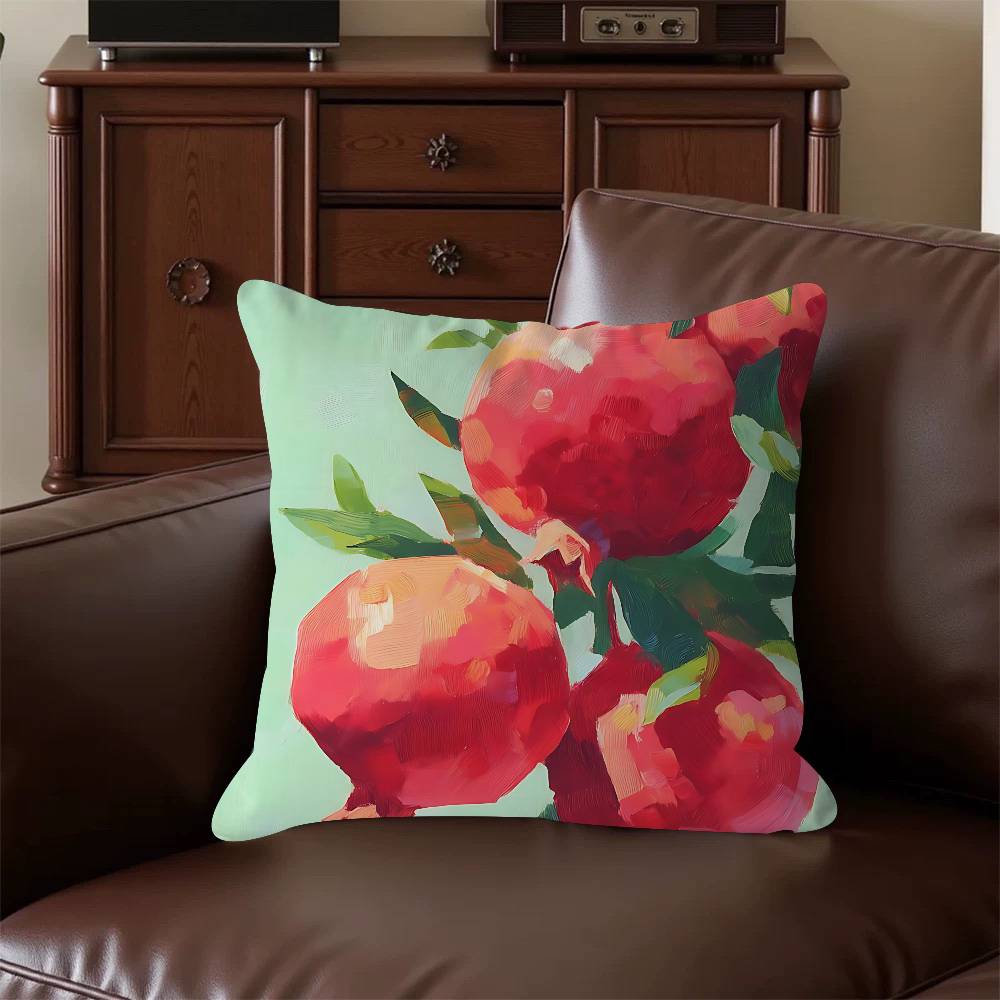 Fruit Pattern Cartoon Cushion Cover Pillowcase Upholstery Sofa Throw Pillow Home Decor Pillowcas