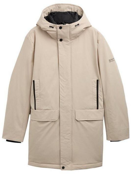 Winter Jacket Tom Tailor Denim Parka Hood Beige